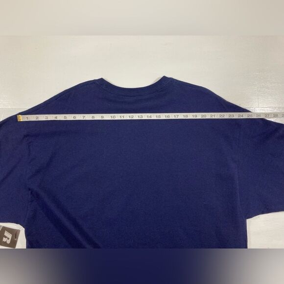 UNC Tar Heels T-Shirt 2XL Blue Russell North Carolina Collegiate Graphic Tee - Picture 7 of 9